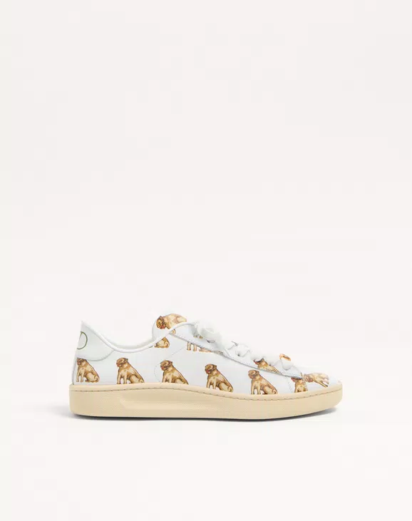 Valentino Royco Sneaker In Nappa Calfskin With Petit Charles Pattern - Image 1